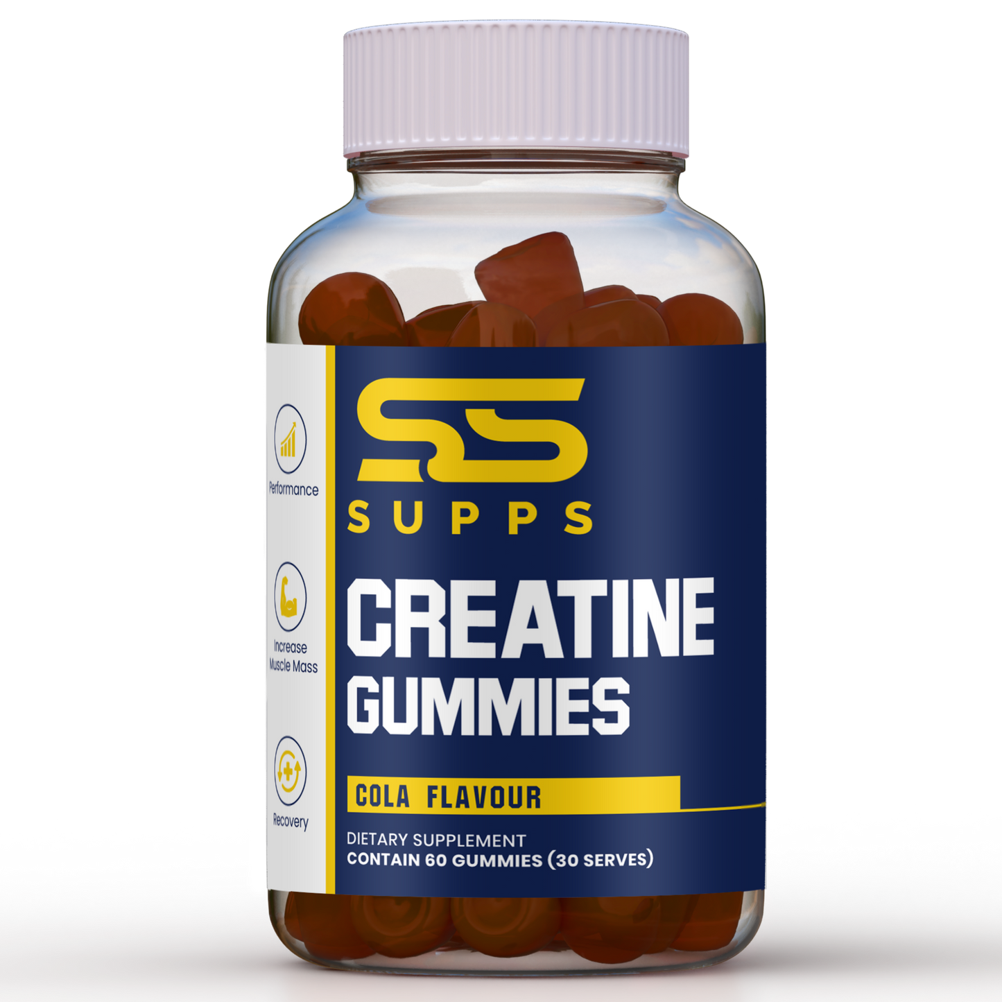 SS SUPPS- Creatine Gummies Cola Flavour Supplement