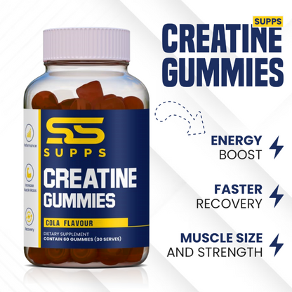 SS SUPPS- Creatine Gummies Cola Flavour Supplement